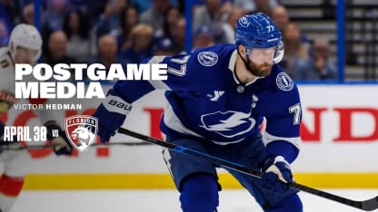 Victor Hedman | Postgame Game 5 vs Florida Panthers