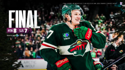 San Jose Sharks Minnesota Wild game recap April 9