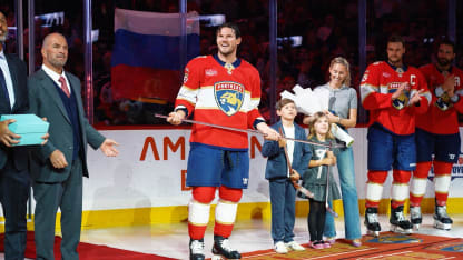 Mic'd Up: Dmitry Kulikov 1,000th Game Ceremony