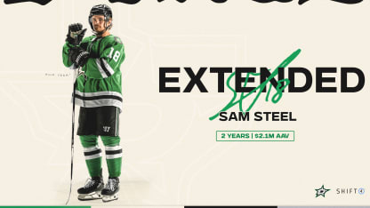 Dallas Stars sign forward Sam Steel to a two-year, $4.2 million contract extension 021425