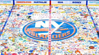 PHOTOS: Islanders Season Ticket Members Paint the Ice