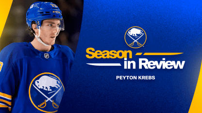 buffalo sabres peyton krebs 2024-25 stats highlights