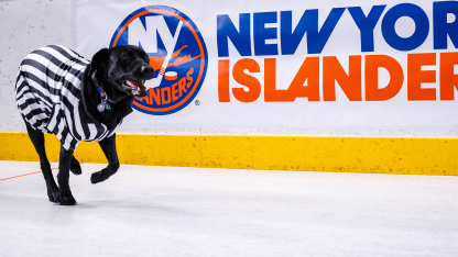 Monte Officiates 2023 Pucks N Pups Game
