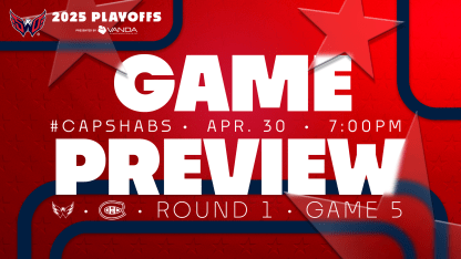 Caps Look to Close Out Canadiens