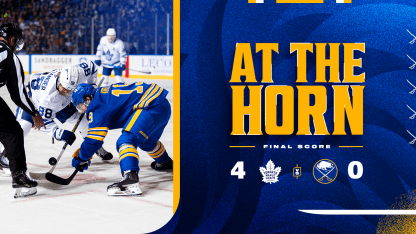 buffalo sabres toronto maple leafs at the horn recap highlights score