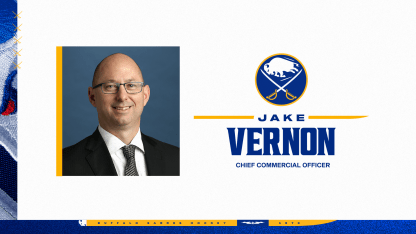buffalo sabres name jake vernon Chief Commercial Officer