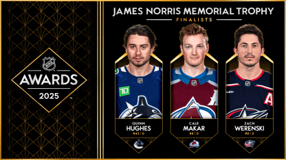 Norris Trophy finalists for best defenseman for 2024-25 announced by NHL