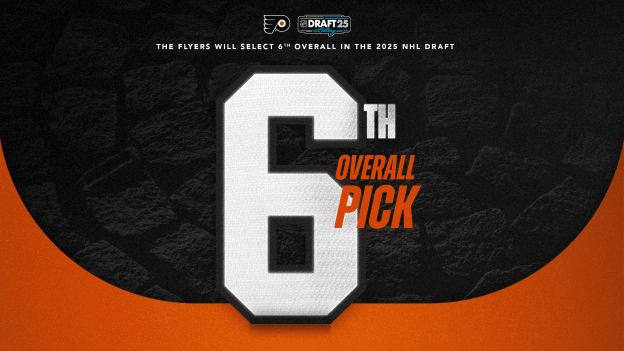 Flyers to Select 6th Overall in 2025 NHL Entry Draft