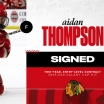 RELEASE: Blackhawks Sign Aidan Thompson to Entry-Level Deal